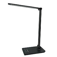 Світлодіодна настільна лампа 6W від USB поворотна чорного кольору для дому та офісу Sirius TY-2088-3LED (BLACK)