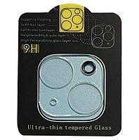 Захисне скло на камеру Full Block (тех.пак) для Apple iPhone 15