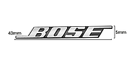 Logo лолготип емблема шильдик значок декор Bose босе renault megane scenic mazda 5 4.3см