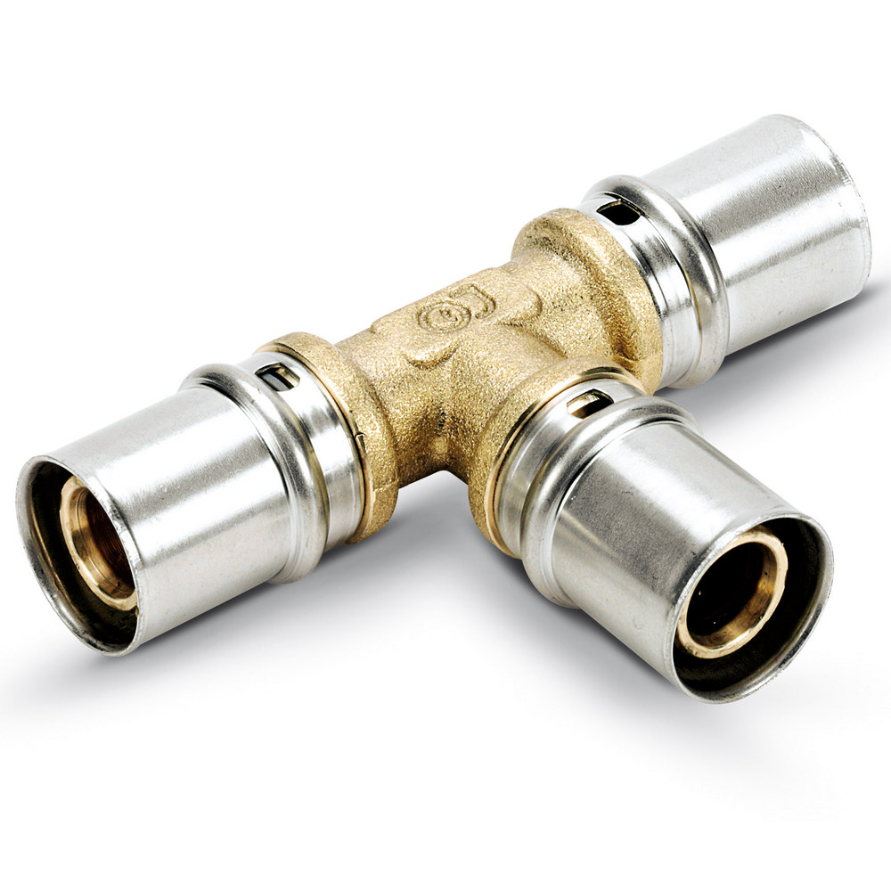 Прес-фітинг-трійник перехідний Bonomi DN 26-16-26 (профіль ТН) 4031261626, фото 1