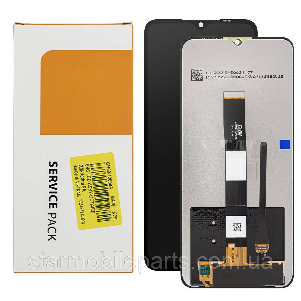 Дисплей Xiaomi RedMi 9c l M2006C3MNG+ сенсор, чорний, Service Pack Original | модуль - фото 1 - id-p2055245189