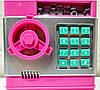 Сейф скарбничка з кодовим замком Number Bank рожевий, фото 3