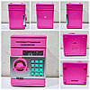 Сейф скарбничка з кодовим замком Number Bank рожевий, фото 7