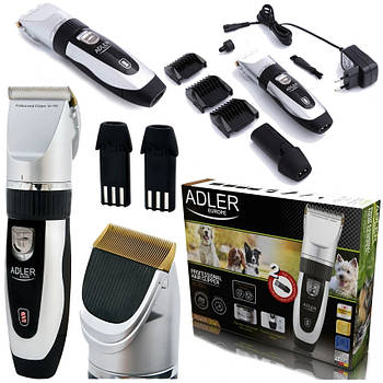 Машинка для стрижки тварин Adler AD 2823 – тиха, керамічне лезо, 35 Вт