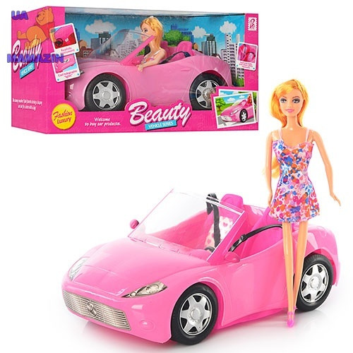 Машина кабріолет для ляльки Барбі 268/368/468 від 3 років два кольори., фото 1