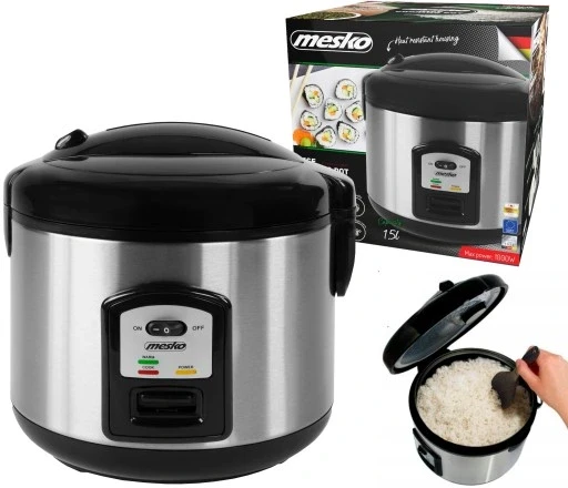 Рисоварка Mesko MS 6411 — 1,5 л, підтримка тепла, 2 режими, фото 1