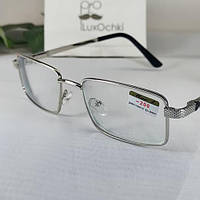 -1.0 Готові мінусові чоловічі окуляри для зору хамелеон сріблястий