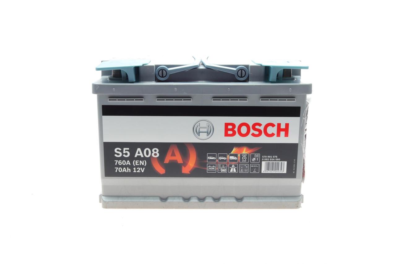 Акумулятор Bosch 70Ah 760A (0) R+ (Start-Stop AGM)