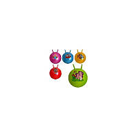 Мяч для фитнеса MS 0484 с рожками, 55см, 5 видов, 600г, в кульке, 18-17-4см