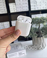 Беспроводные вакуумные наушники AIR POD 2 (белый), наушники эпл