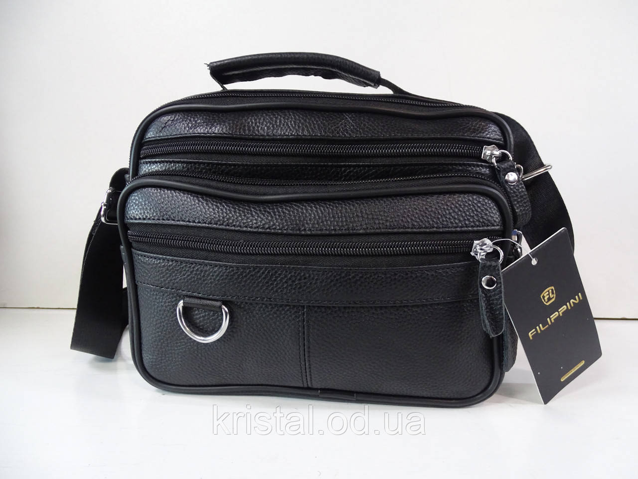 Чоловіча шкіряна сумка оптом 26*22 см. серії "Goldbe" No3871, фото 1