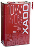 Напівсинтетична олива XADO Atomic Oil 10W-40 SL/CF RED BOOST 4л ХА 26244