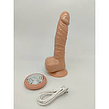 Вібратор-ротатор на присоску Ken Dong, фото 2