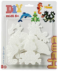 Термомозаїка Hama Набір полів дельфін, дракон, морський коник, жабеня (HM-4584)