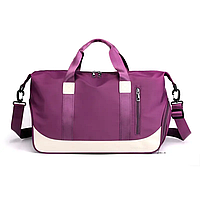 Спортивная Женская сумка 47х22х25 см Фиолетовая