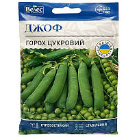 Насіння гороху цукрового, середньопізнього "Джоф" (40 г) від ТМ "Велес", Україна