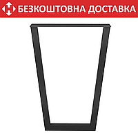 Опора ножка для стола из металла 500×100mm, H=730mm (профильная труба: 40x40mm)