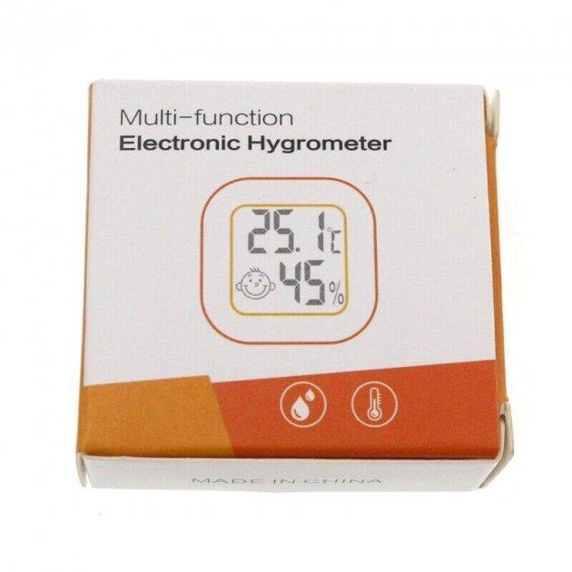 Цифровой термометр гигрометр Thermometer 1207 white - фото 9 - id-p1980218299