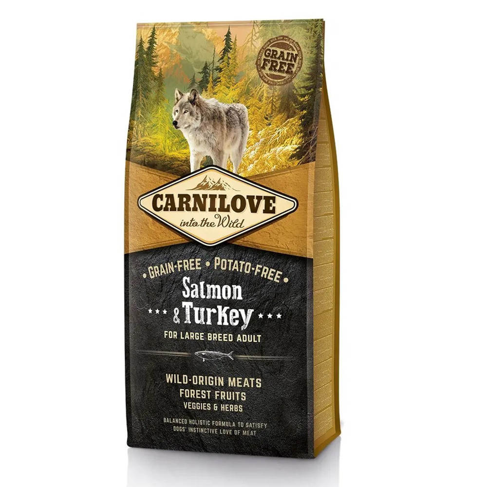 Carnilove Large Breed Salmon Turkey для собак з лососем 12 кг