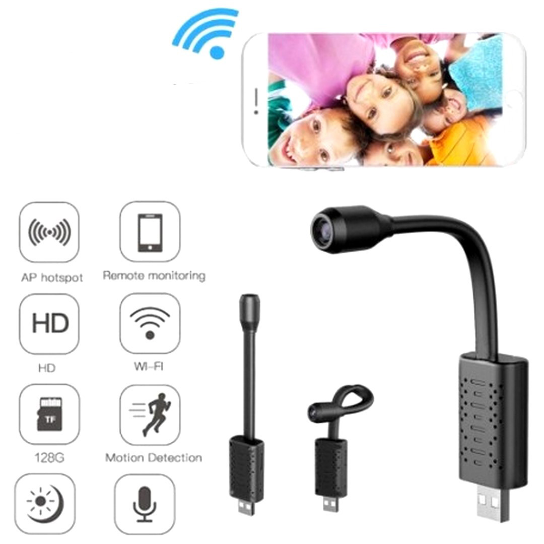 Беспроводная мини камера, Камера скрытого наблюдения, Миниатюрная ...