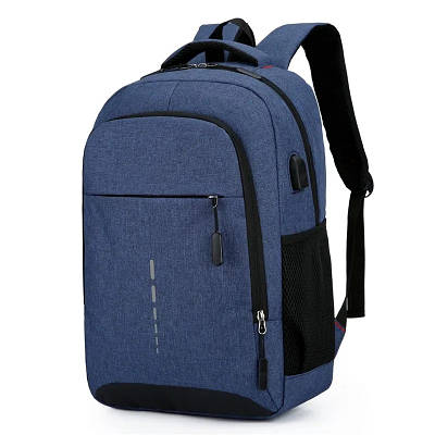 Синій практичний водонепроникний, місткий рюкзак. Для фітнесу, спортзалу, покупок.