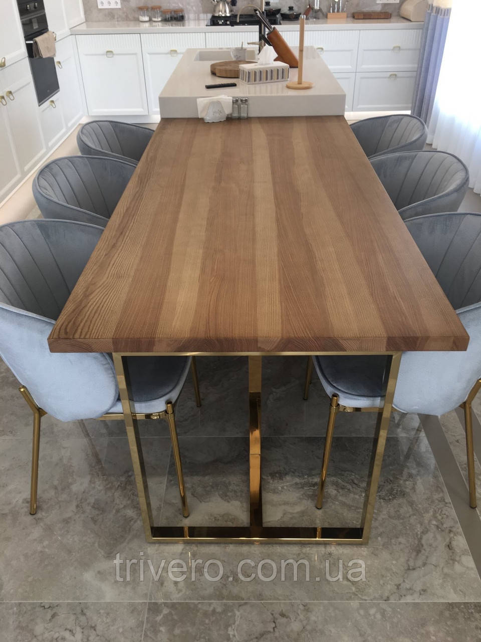 Дерев'яна стільниця з ясена, фото 1