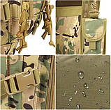 Тактичний рюкзак із чохлом для рації 50-60 л., фото 8