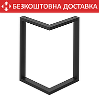 Опора ніжка для журнального столу з металу 424×240mm, H=450mm (профільна труба: 40x20mm)