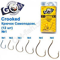 Крючок Goss Crooked Саммоподсек. (12шт) 11046 N № 1 "Оригинал"