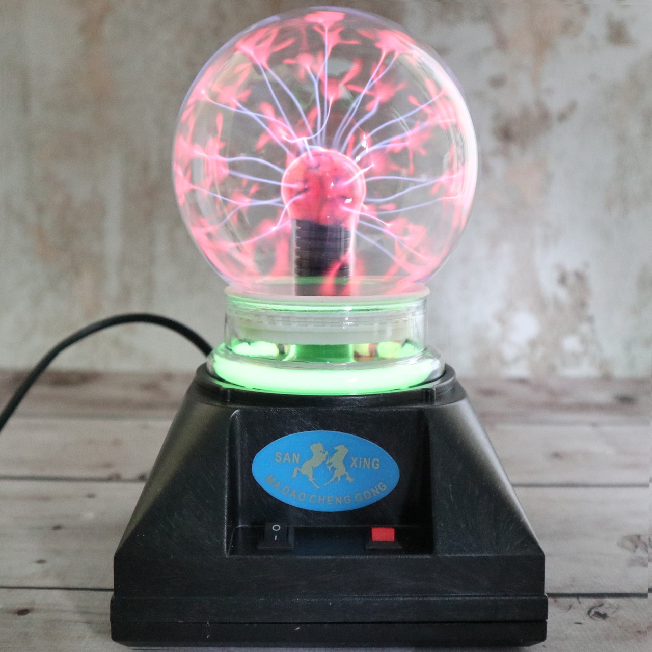 Плазменный шар Тесла 10 см ночник светильник Plasma Light Magic Flash Ball (Оригиналные фото) - фото 1 - id-p2055297934