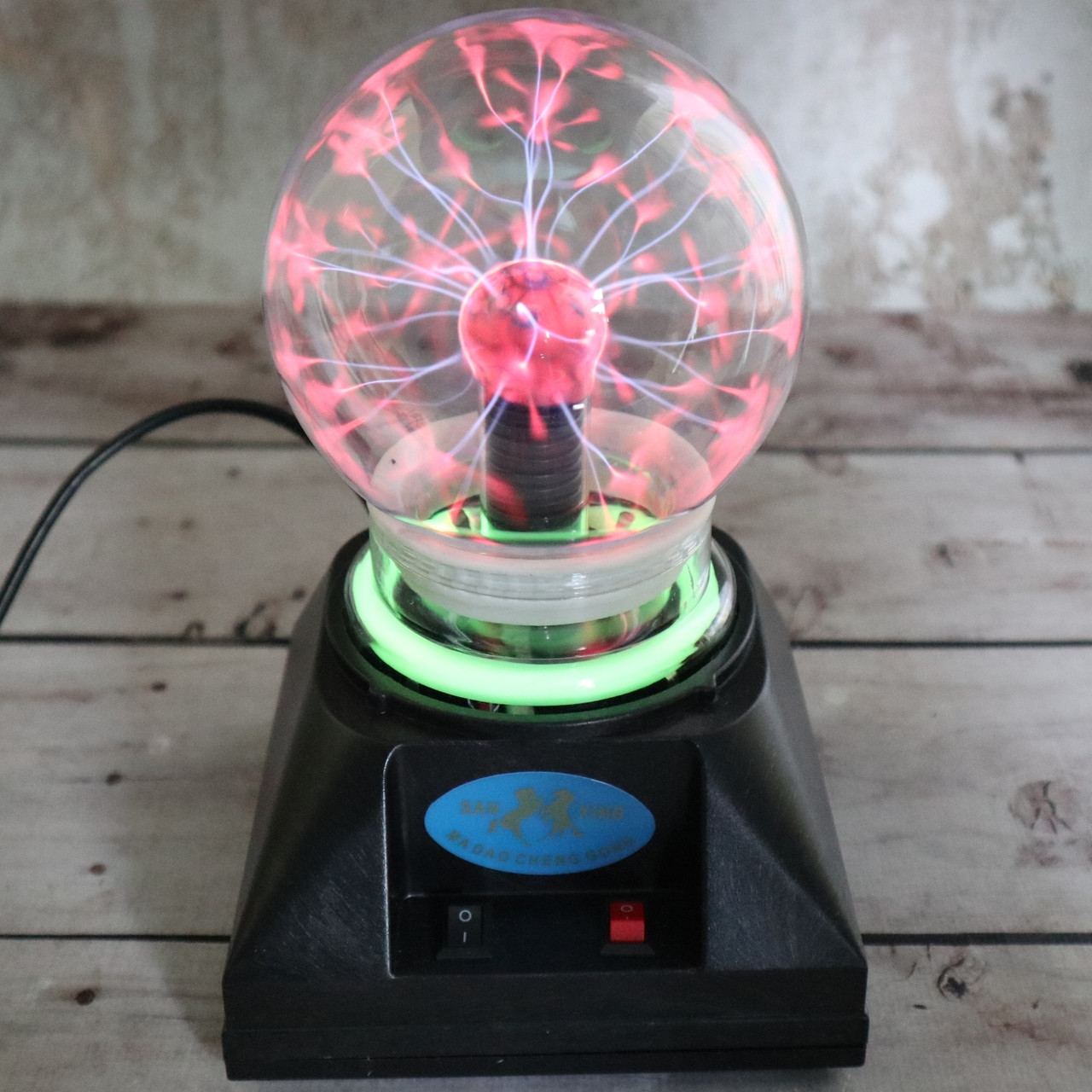 Плазменный шар Тесла 10 см ночник светильник Plasma Light Magic Flash Ball (Оригиналные фото) - фото 2 - id-p2055297934