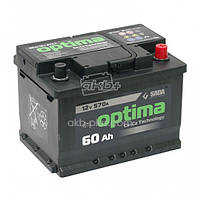 Автомобільний акумулятор Optima 6СТ-60 (-/+) Євро 12В 60Ач 570А низький