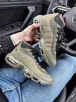 Чоловічі кросівки Nike 95 Sneakerboot Green (зелені) модні демісезонні кроси NK059 Найк топ, фото 5
