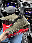 Чоловічі кросівки Nike 95 Sneakerboot Green (зелені) модні демісезонні кроси NK059 Найк топ, фото 6