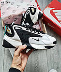 Чоловічі кросівки Nike Air Zoom 2K (чорно-білі) модні повсякденні кроси KS 1065 Найк топ, фото 7