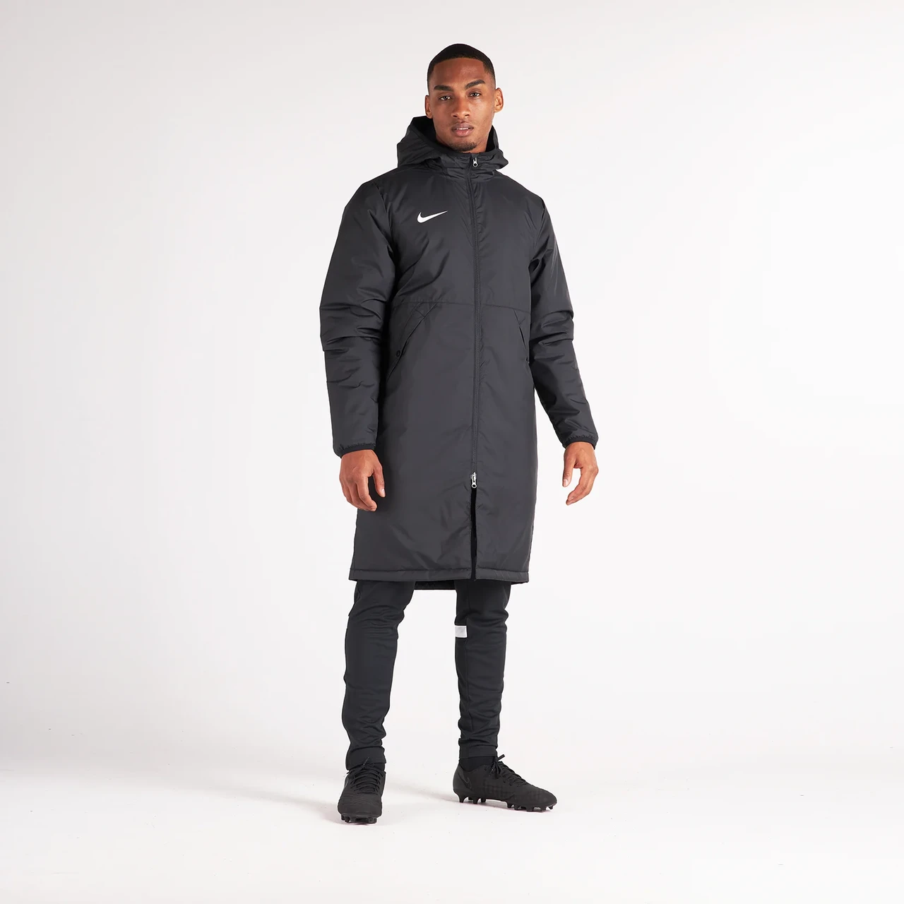 Чоловіча подовжена спортивна куртка Nike Team Park 20 Winter Jacket чорна