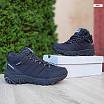 Чоловічі зимові кросівки Merrell Moc ll (чорні з білим) модні високі кросівки 4078 Мерелл топ, фото 3