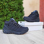 Чоловічі зимові кросівки Merrell Moc ll (чорні) модні високі кросівки 4079 Мерелл топ, фото 3