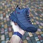 Чоловічі зимові кросівки Merrell Moc ll (сірі) модні високі кросівки 4081 Мерелл топ, фото 4