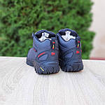 Чоловічі зимові кросівки Merrell Moc ll (сірі) модні високі кросівки 4081 Мерелл топ, фото 5