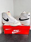 Чоловічі зимові кеди Nike Blazer Mid 77 Vintage White Winter Fur (білі) високі повсякденні D464 Найк топ, фото 7