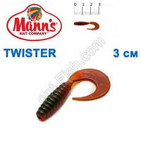 Силикон Manns Twister MO-035-30мм (20шт) "Оригинал"
