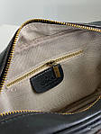 Жіноча сумка Gucci Blondie Medium Shoulder Bag Black (чорна) красива зручна сумочка KIS99159 топ, фото 8