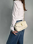 Жіноча сумка Yves Saint Laurent (біла) маленька повсякденна сумочка Gi92031 топ, фото 2