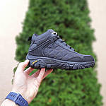 Чоловічі зимові кросівки Merrell Tracking (темно-сірі) модні високі кросівки 4082 Мерелл топ, фото 3