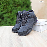 Чоловічі зимові кросівки Merrell Tracking (темно-сірі) модні високі кросівки 4082 Мерелл топ, фото 6