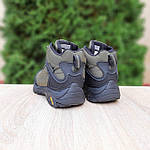 Чоловічі зимові кросівки Merrell Tracking (зелені) модні високі кросівки 4083 Меррелл топ, фото 7