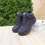 Чоловічі зимові кросівки Merrell Tracking (чорно-білі) модні високі кросівки 4085 Мерелл топ, фото 3