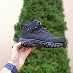 Чоловічі зимові кросівки Merrell Tracking (чорно-білі) модні високі кросівки 4085 Мерелл топ, фото 9