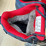 Чоловічі кросівки Adidas Climaproof (сині з червоним) модні зимові кросівки 4053 Адідас топ, фото 6